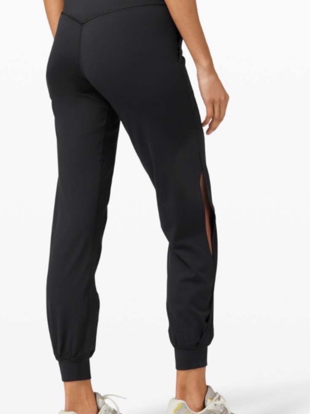 lululemon athletica black align jogger vent size 4